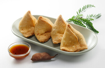 Indian most popular snacks called Samosa 
