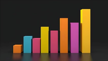 business graph showing growth