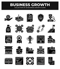 25 Business Growth Icons: A Visual Guide to Success