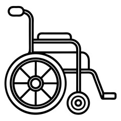 wheelchair icon vector illustration