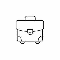 business briefcase travel icon sign vector