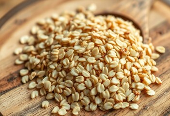Obraz premium Rustic oat groat texture