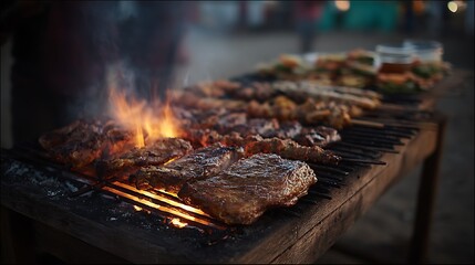 Akara fritters with dipping sauce on dark plate