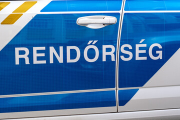 Hungarian police car
