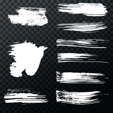 Abstract Brush Stamps in vector