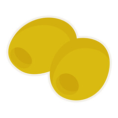 Olive oil icon illustration design template for food and drink or cosmetic promotion.
