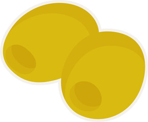 Olive oil icon illustration design template for food and drink or cosmetic promotion.