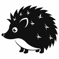 Hedgehog Vector silhouette