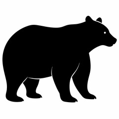  Bear Silhouette Icon for Nature Illustrations
