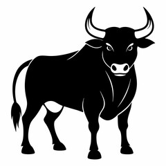 Powerful Bull Vector Illustration