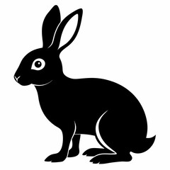 Obraz premium Bunny Silhouette Vector