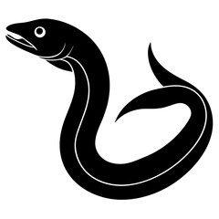 anguille silhouette illustration