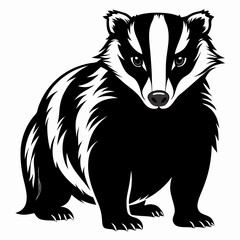 Animal vector illustration isolated on white background .