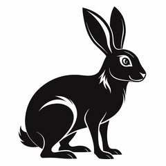 Obraz premium Bunny Silhouette Vector