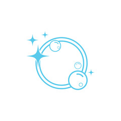 Bubble water logo and symbol design
