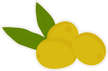 Olive oil icon illustration design template for food and drink or cosmetic promotion.