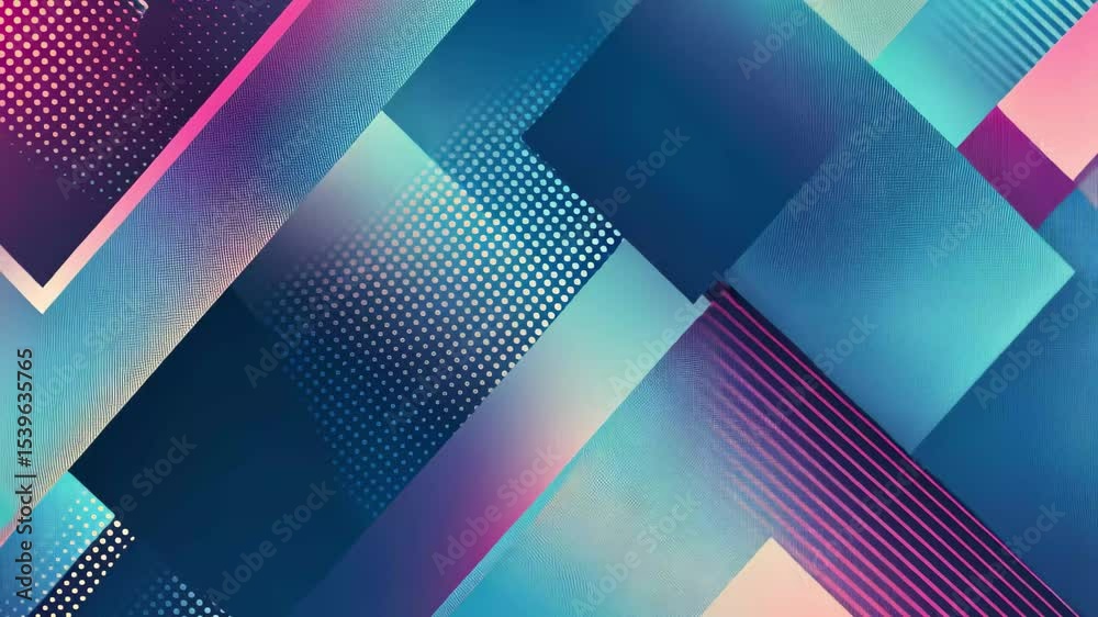 Poster seamless zigzag pattern creates a vibrant, futuristic backdrop with dynamic colors and textures, sea