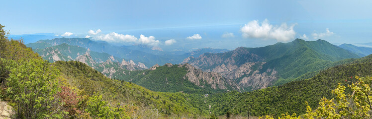 Panoramic Vista from Daecheongbong Peak in Seoraksan