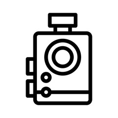 camera line icon