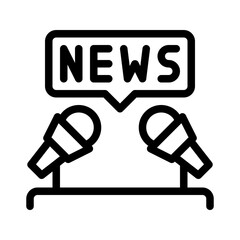 breaking news line icon