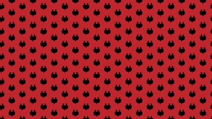 Vector seamless plug pattern 