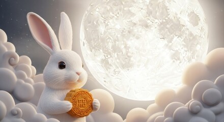 Moon Rabbit presents auspiciousness to celebrate the Mid-Autumn Festival