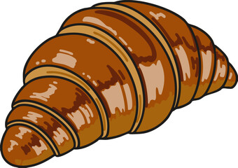 Delicious Croissant Vector Image