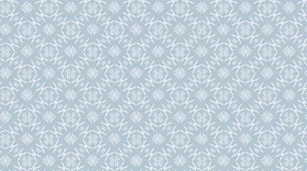 Subtle Lace or Snowflake Damask Seamless Pattern