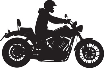 Fototapeta premium silhouette of a motorcycle, bike, motorcycle, silhouette, motorbike, motocross, vector, motor, sport, rider, biker, illustration, isolated, race, wheel, bicycle, speed, vehicle, cross, ride, transport