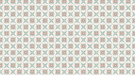 Minimalist Ditsy Floral Pattern with Pastel Colors