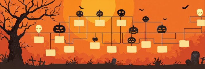 Flowchart Outlining Safety Measures for Halloween Events in Community Parks During Nighttime Festivities