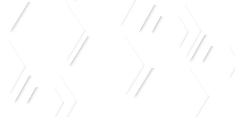 Abstract light grey and white hexagon 3d effect pattern with shadow seamless texture background. Use for book, poster, flyer, website vector illustration.