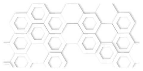 Abstract geometric technology out color line hexagon polygonal honeycomb luxury pattern vector background.