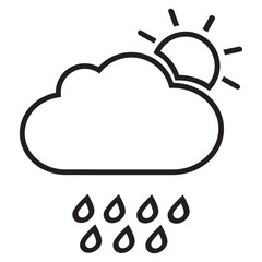 weather rain icon
