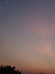 Fototapeta premium sunset over the river