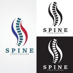 Spine Logo Design for Chiropractic and Health Clinics