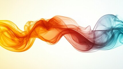 Abstract flowing colors