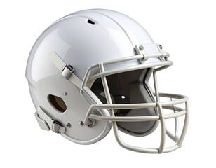 Fototapeta premium White Grunge Football Helmet Illustration Isolated PNG