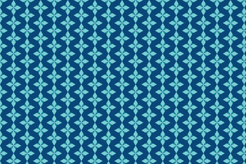 Seamless teal and blue geometric pattern background