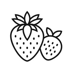 strawberry-outline-vector-icon---whole-and-sliced-.eps