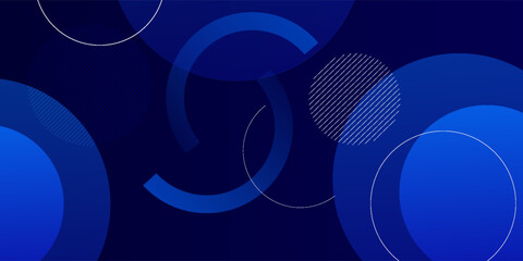 Abstract blue geometric background. Dynamic shapes composition. Eps10 vector