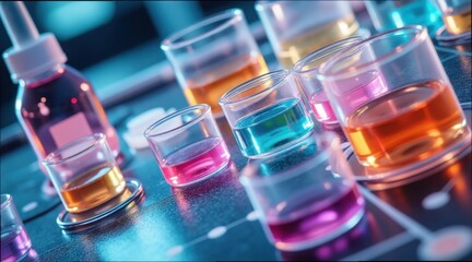 Colorful Chemical Samples in 3D Display with Gigapixel Clarity