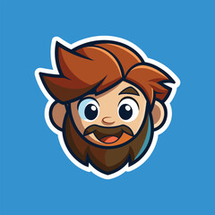 Man in Cap Icon Badge – Esports Logo, Sports Team Emblem, Gamer Avatar Design, Mascot Style Vector for Gaming Brands and Competitive Teams

