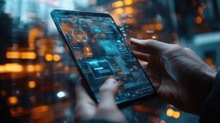 Mobile Application visual concept showcasing innovation digital tools mobile devices strategy tech user experience