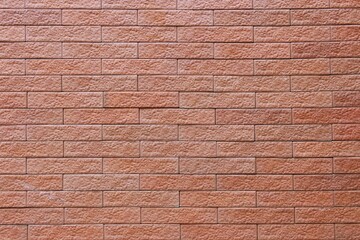 New red brick wall texture background
