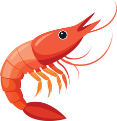 Shrimp vector logo