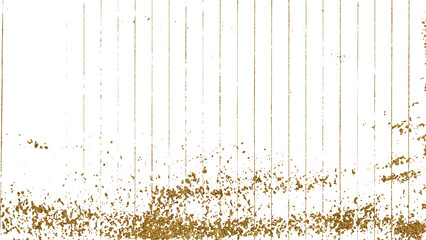 Golden paint brush stroke glittering texture.