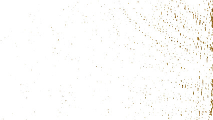 Golden paint brush stroke glittering texture.