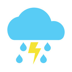weather icon in flat design