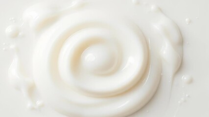 Luxurious Closeup of Smooth Skin Cream Texture Ideal for Beauty Spa and Facial Cosmetics Advertising